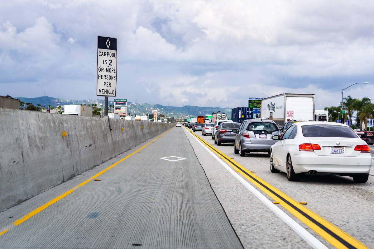 California Carpool Lane Laws